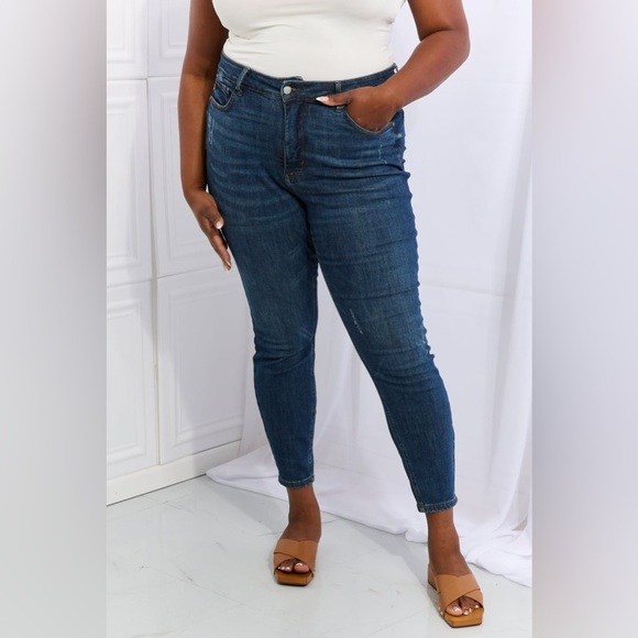 Judy Blue Emily High Waisted Tummy Control Skinny Jeans - Picture 1 of 10